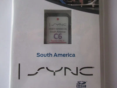 C6 SOUTH AMERICA VENEZUELA CHILE URUGUAY Ford Lincoln Navigation SD CARD SYNC - Image 1 of 4