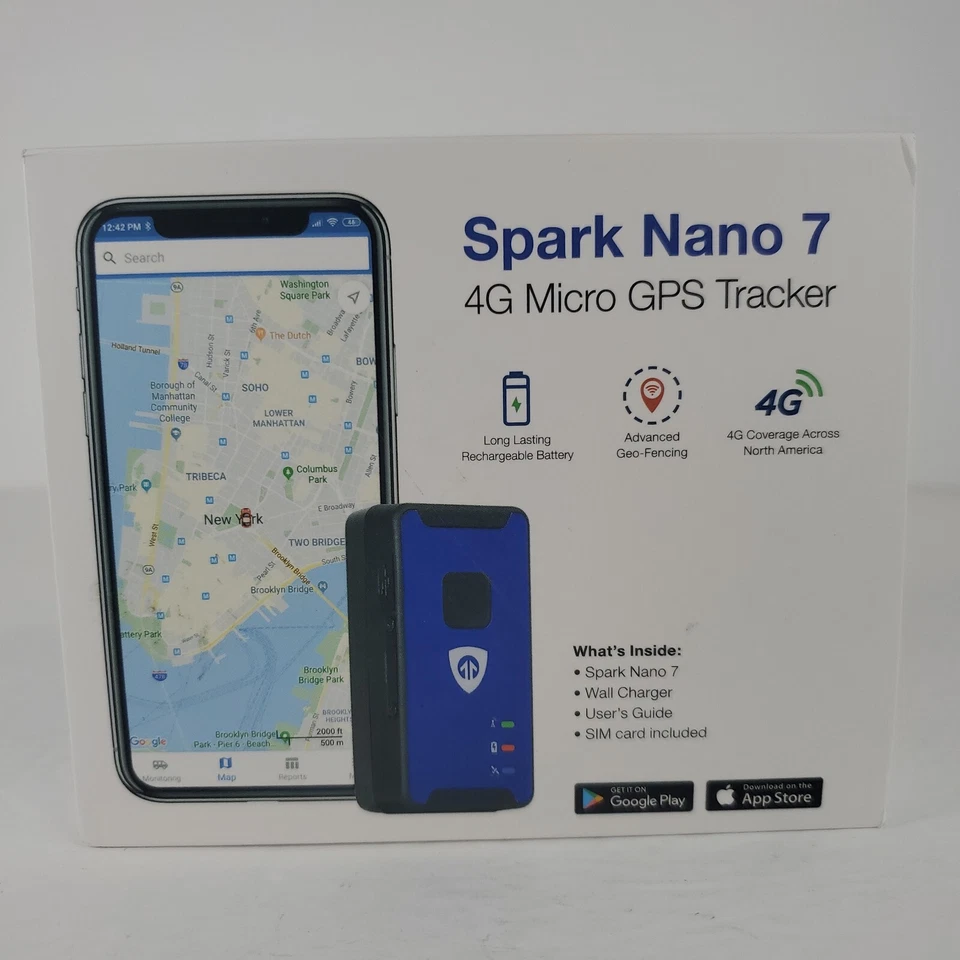 BrickHouse Security M-SNPC Spark Nano 7 GPS Tracking with Magnetic Water Resistant Case