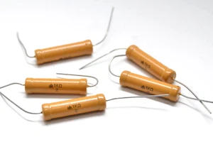 5x Vintage MIL spec Widerstand von Rosenthal 1 kOhm / 2 W, Radio Resistor, NOS - Picture 1 of 5