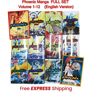 Phoenix Manga By Osamu Tezuka Complete Set English Version Volume 1-12 (END)-NEW - Picture 1 of 20