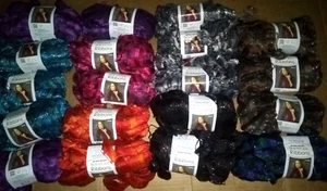 Lot of 19 NOS Assorted Colors RED HEART Boutique Ribbons YARNS SKEINS 42 Yards - Picture 1 of 4