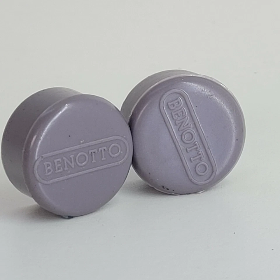 NOS Gray Benotto Handlebar End Caps Plugs C2 - Image 1 of 4