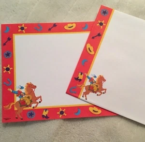 2 PKGs of Cowboy/Western Cards & Envelopes with 20 Western Theme Forever Stamps - Picture 1 of 8