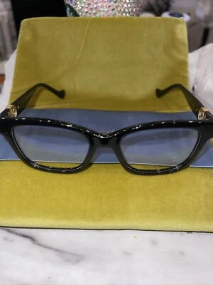 Gafas rectangulares de plástico Gucci GG0278O-011 - negras Foto 1 de 4