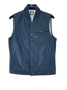 G-STAR RAW Men Hunter Slim Rib Waistcoat Gillet Vest Jacket Size L - Picture 1 of 10
