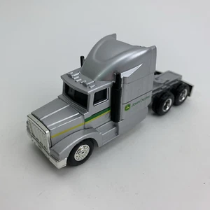 ERTL 1/64 JOHN DEERE Peterbilt Semi Truck Lowboy Silver - Tractor Only Diecast - Picture 1 of 24