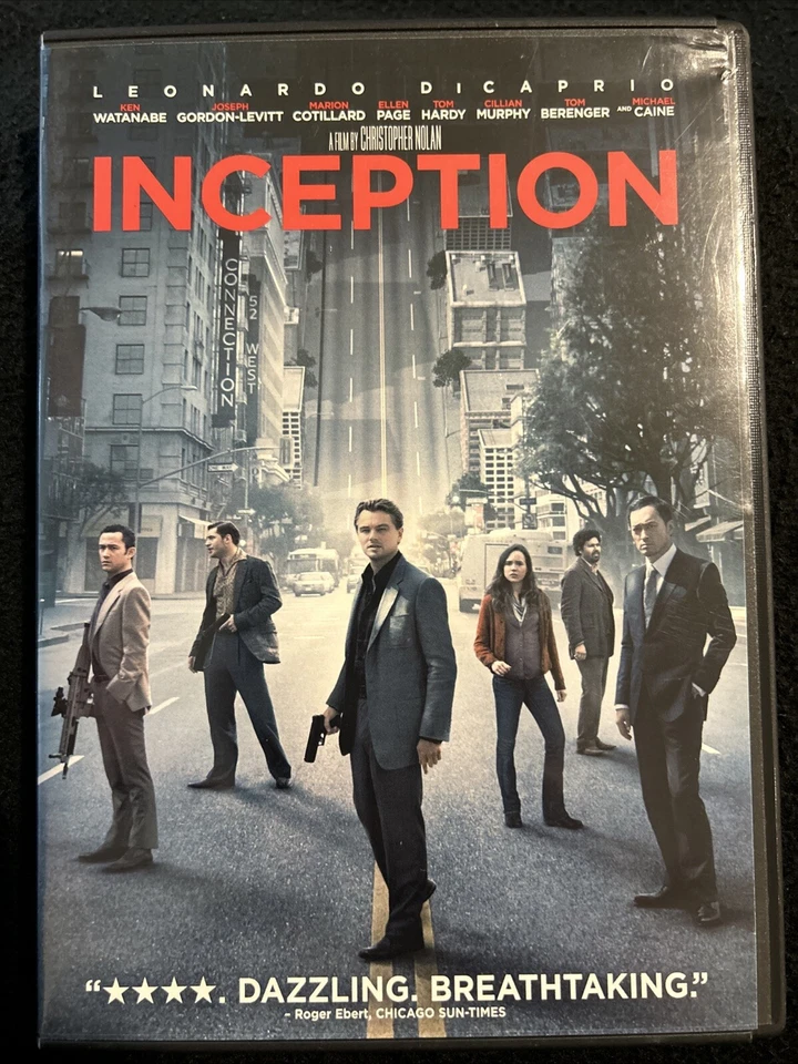 Inception (DVD, 2010) Leonard DiCaprio Tom Hardy Ellen Page Christopher Nolan - Image 1 of 4