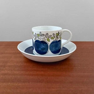 Rare Vintage Rörstrand Viktoria Coffee Cup with Saucer - Picture 1 of 4