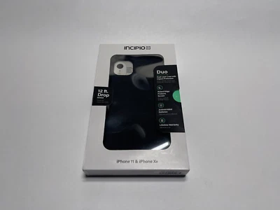 INCIPIO DUO iPhone 11 и iPhone XR двойной слой чехол (черный) IPH-1906-BLK-V ** новый ** - Изображение 1 из 4