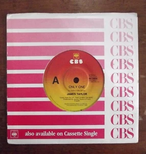 JAMES TAYLOR / ONLY ONE 1985 CBS RECORDS - Picture 1 of 1
