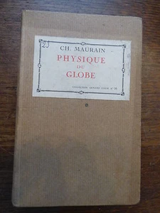 Physical Geography Of The Globe By Ch. Maurain - Armand Colin No. 35 - 1923 - Picture 1 of 1