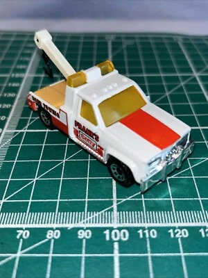 Matchbox, 1987, grúa GMC, ventana amarilla variante trasera marrón, sin caja Foto 1 de 4