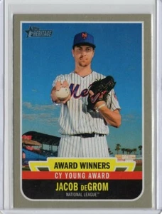 JACOB DEGROM 2019 Topps Heritage High Number AWARD WINNERS Insert AW-4 - Picture 1 of 2