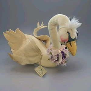 Centrotavola Annalee Mobilitee Spring Swan vintage 1988 grande 21 pollici decorazione USA - Foto 1 di 23