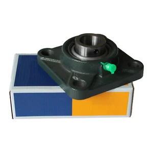 (Qty.2) UCF208-24 square flange bearings double seals 1-1/2 bore ID UCF208 24 - Picture 1 of 4