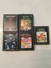 Atari 2600 5 Games  - All Cleaned,  Working - Free Shipping - Good Conditions