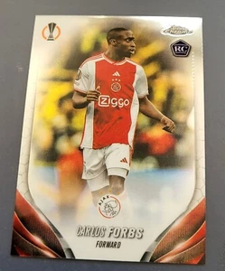 TOPPS CHROME UCC 23-24, CARLOS FORBS, AJAX AMSTERDAM, ROOKIE BASE - Bild 1 von 1