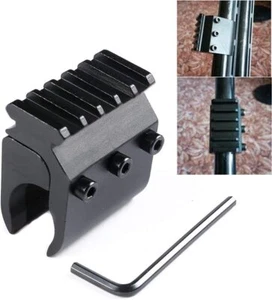 Tactical Universal Base Adapter Converter Barrel Scope Mount 20mm Picatinny Rail - Picture 1 of 12