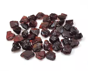 Fantástica piedra preciosa granate rojo superior 40 piezas tamaño crudo 8-10 mm granate rojo para joyería - Imagen 1 de 8