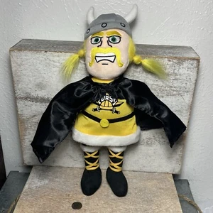 NKU Northern Kentucky Norse Mascot Figure Stuffed Plush Victor E. Viking 12" - Picture 1 of 23