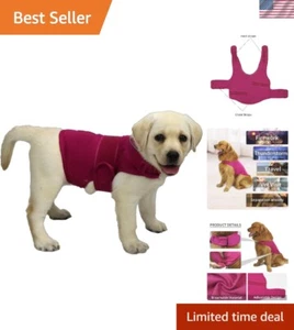 Effective Anxiety Calming Vest - Lightweight Comfort Coat for Small Dog Breeds - Picture 1 of 10