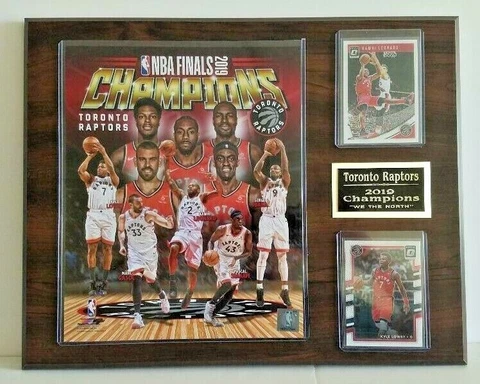 Toronto Raptors NBA Champions Team Basketball Plaque Cover