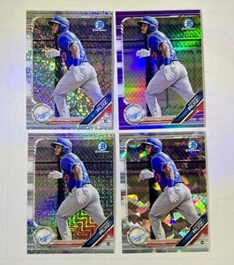 Keibert Ruiz ROOKIE REFRACTORS Purple MOJO SAPPHIRE  2019 Bowman Chrome - Picture 1 of 5
