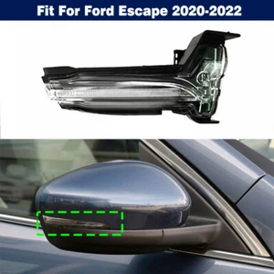 Front Right Side LED Rearview Mirror Turn Signal Light For Ford Escape 2020-2022 - Picture 1 of 7