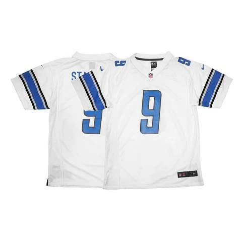 Matthew Stafford Nike Detroit Lions Nike Game Day Away White Youth Jersey Cover