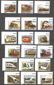 Straßenbahn Eisenbahn 2005 Guinea Bissau 3016/3033 ungezähnt postfrisch - Bild 1 von 1