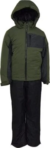 New Snow Country Boys Youth 2 Pc S M L 8 10 12 14 16 Snowsuit Jacket Ski Bibs OB - Picture 1 of 7