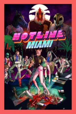 Hotline Miami PS4 PS3 Vita Premium POSTER MADE IN USA - OTH658