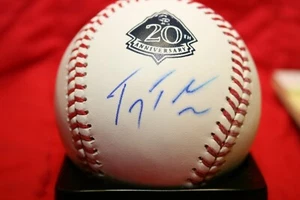 TROY TULOWITZKI AUTOGRAPHED SIGNED COLORADO ROCKIES 20TH ANNIVERSARY BASEBALL - Picture 1 of 2
