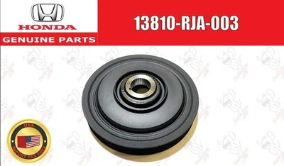 Honda Acura Accord Odyssey Pilot MDX Genuine Crankshaft Pulley13810-RJA-003 - Image 1 of 4