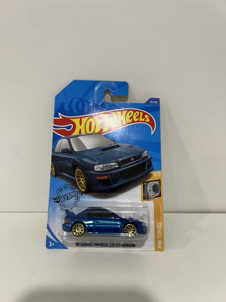 2020 HOT WHEELS USA CARD NEW MODEL 98 SUBARU IMPREZA 22B STi-VERSION #23 - Image 1 of 4