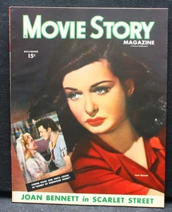 Vintage "Movie Story" Magazine - December 1945 - Joan Bennett Cover - Picture 1 of 1