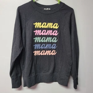 Maurices Mama Sweatshirt Crew Neck Womens XS Gray Mom Mother Gift Present Birth - Picture 1 of 6