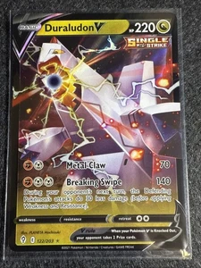 Duraludon V 122/203 SWSH07 Evolving Skies Holo NM Pokemon Karte TCG - Bild 1 von 5