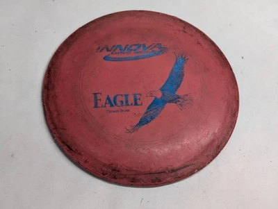 Innova DX Eagle Old Penned Disc Golf Fairway Driver Red PFN 164g - Image 1 of 4
