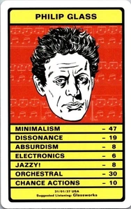 Avantgarde Komponisten PHILIP GLAS Kunstkarten Gazoo Packung frisch kostenloser Versand - Bild 1 von 1