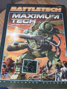 Battletech Maximum Tech Revised version Advanced rulebook - Imagen 1 de 2
