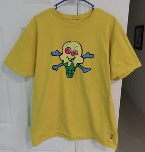 Camisa ICECREAM BBC Para Hombre Grande Cono Amarillo Calavera Billionaire Boys Club - SIN ETIQUETA - Imagen 1 de 7