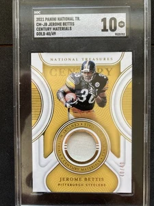 2021 National Treasures Jerome Bettis Century Materials 40/49 - Picture 1 of 3