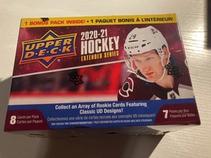 Caja bláster sellada de fábrica serie extendida de hockey de cubierta superior 2020-21 - Imagen 1 de 1