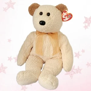 ⭐️ HUGGY ⭐️ 2002 TY Beanie BUDDY Bear 🐻 MWMT'S - Imagen 1 de 5