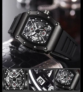 Men Watches Luxury Male Quartz Wristwatch Big Dial Business Watch - Imagen 1 de 20