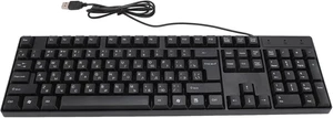 USB Wired Minority Language Keyboard, 104 Keys Russian/English, Ergonomic Plug & - Picture 1 of 12