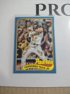 2024 Topps 1989  35th Anniversary Blue Order Parallel Fernando Tatis Jr. 89b-10 - Picture 1 of 2