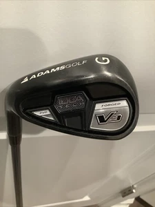 LH LEFT HAND Adams Idea Forged V3 Gap Wedge Regular Flex Graphite Near Mint - Picture 1 of 8