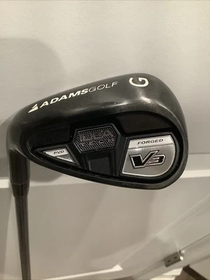 LH LEFT HAND Adams Idea Forged V3 Gap Wedge Regular Flex Graphite Near Mint - Image 1 of 4